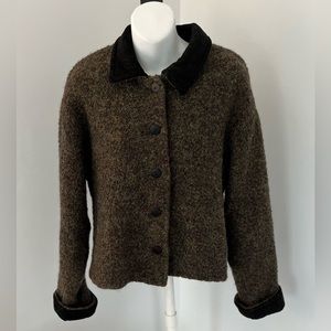 Brown Wool Women's jacket